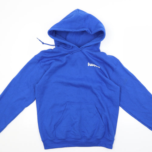 Gildan Mens Blue   Pullover Hoodie Size S  - IWOCA