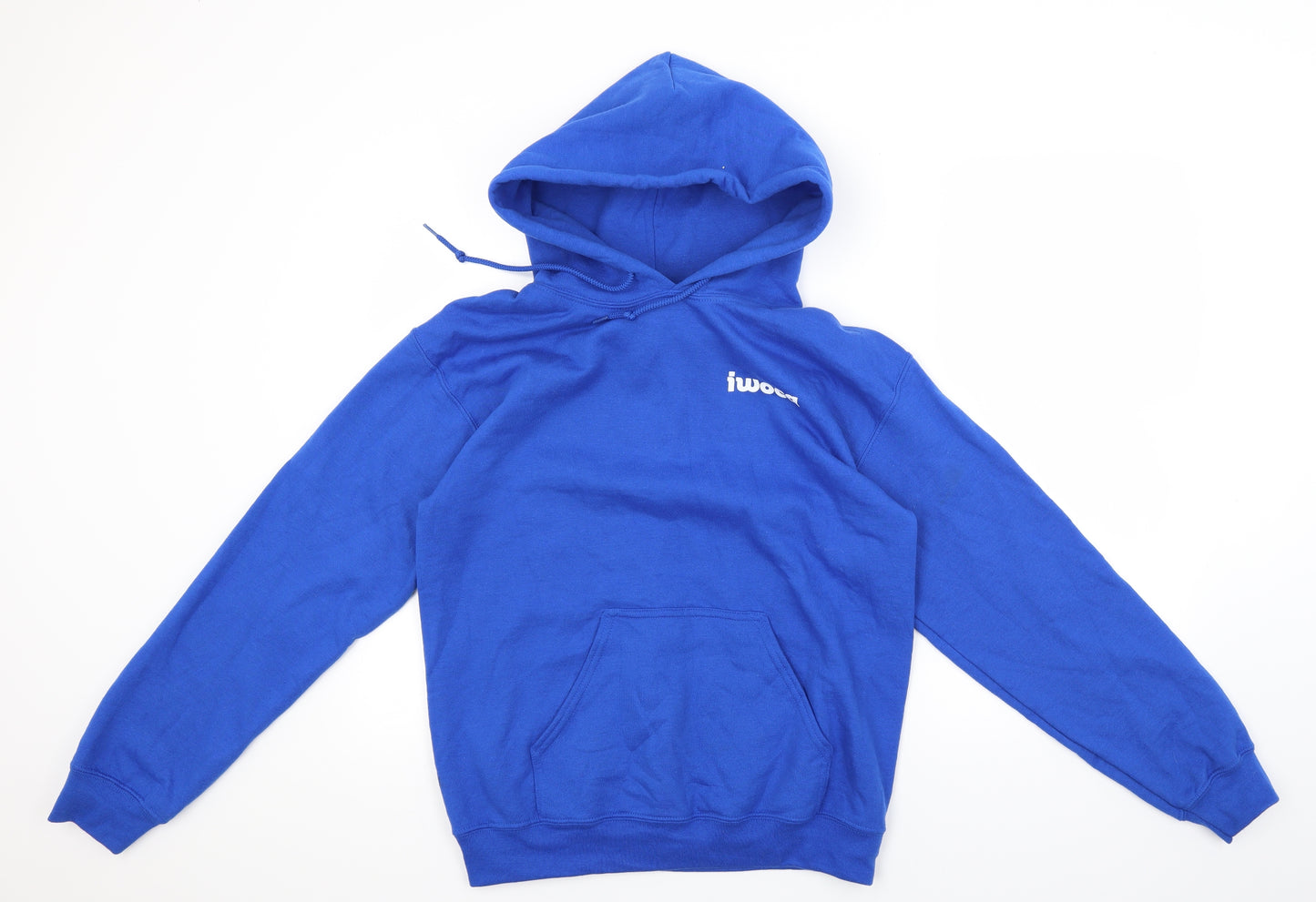 Gildan Mens Blue   Pullover Hoodie Size S  - IWOCA