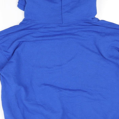 Gildan Mens Blue   Pullover Hoodie Size S  - IWOCA
