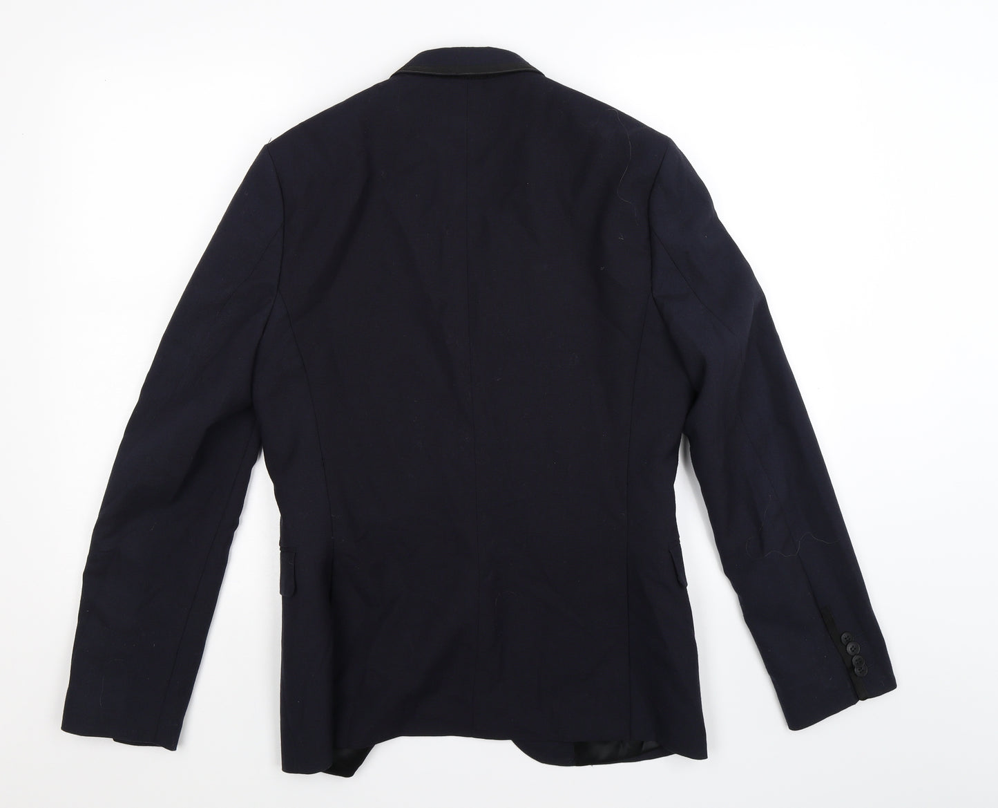 H&M Mens Blue   Jacket Suit Jacket Size 38