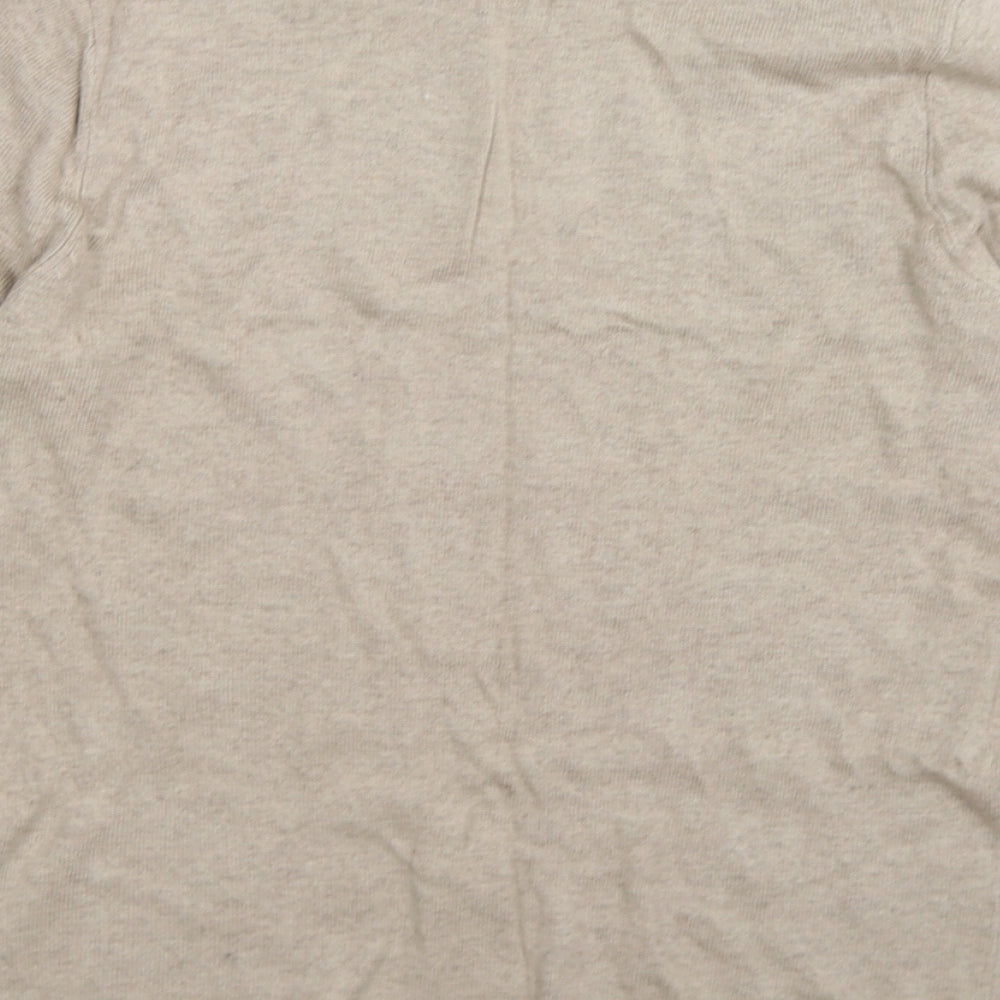 Bonmarché Womens Beige Animal Print Knit Pullover Jumper Size S  - sausage dog
