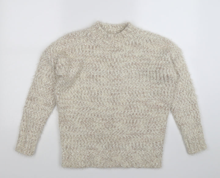 Atmosphere Womens Beige  Knit Pullover Jumper Size 12