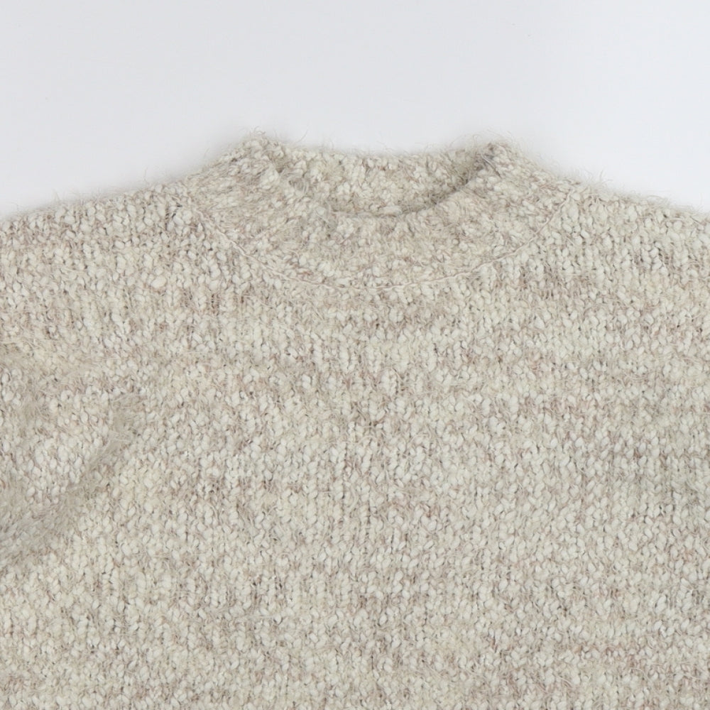 Atmosphere Womens Beige  Knit Pullover Jumper Size 12
