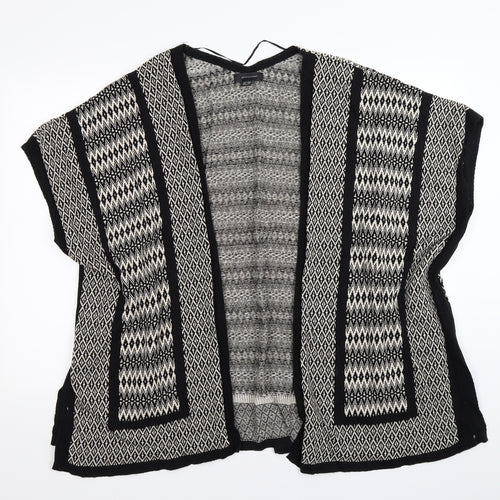 primar Womens Beige Geometric Knit Cardigan Jumper Size 10