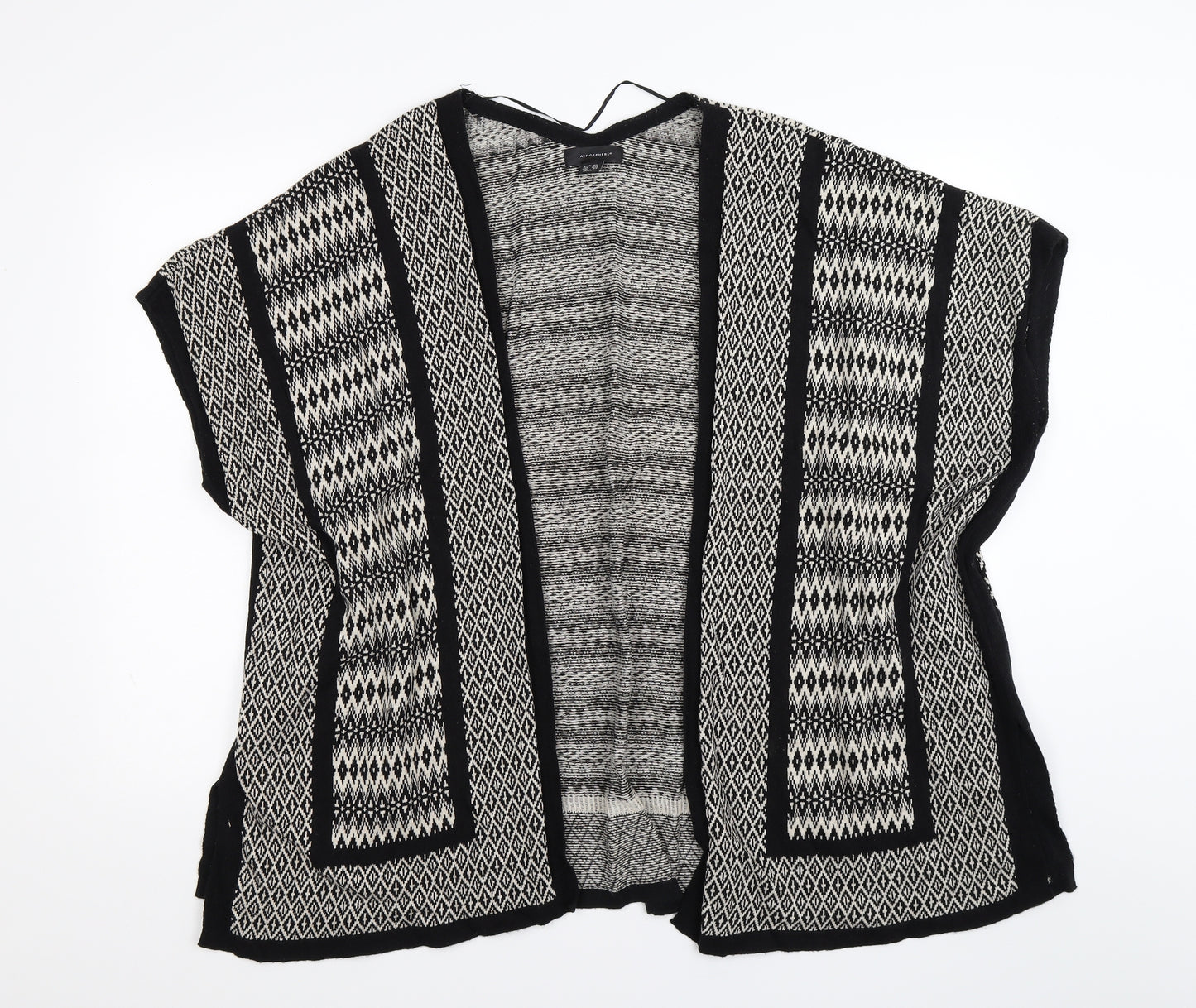 primar Womens Beige Geometric Knit Cardigan Jumper Size 10
