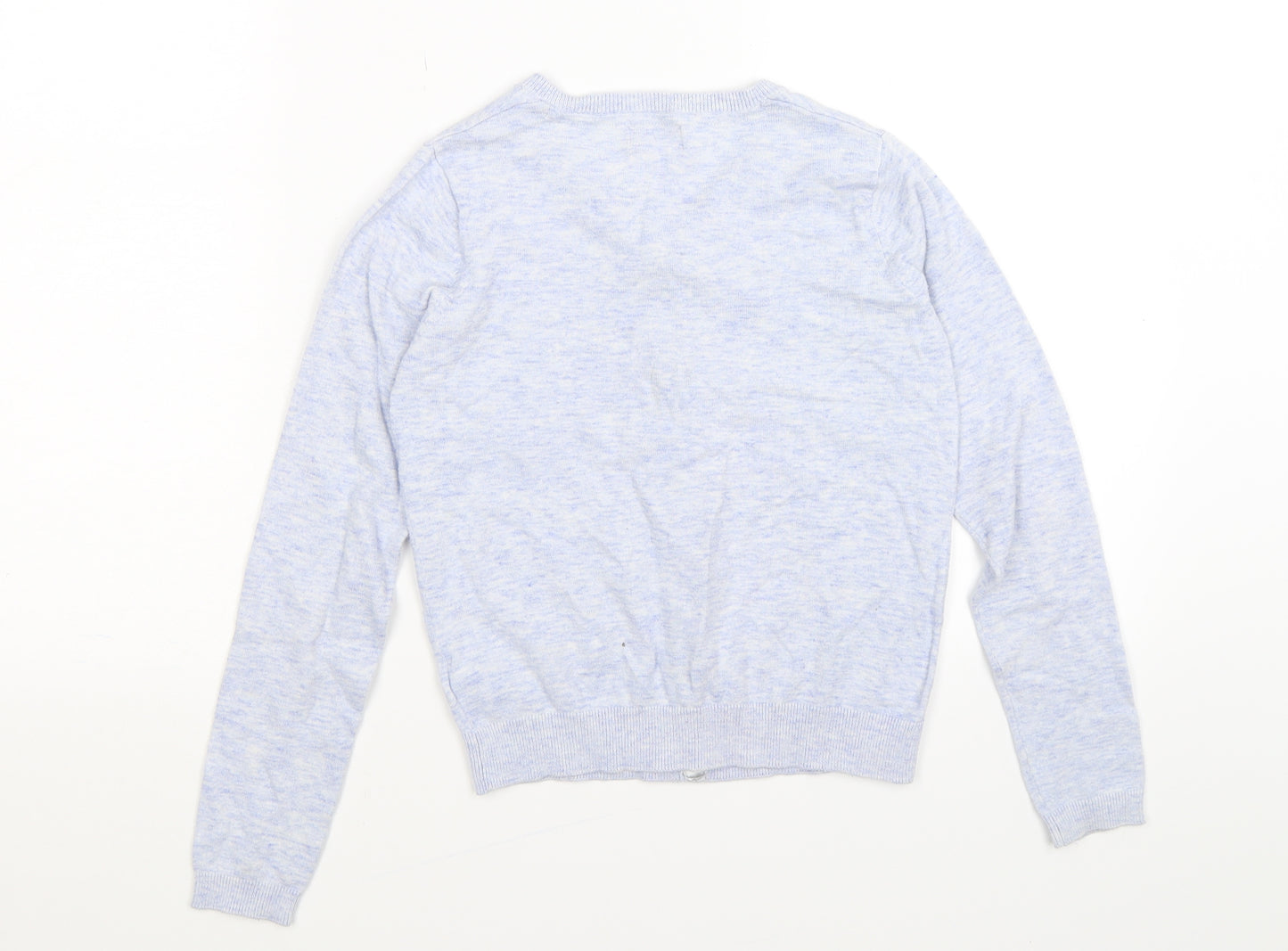 NEXT Girls Blue  Knit Cardigan Jumper Size 9-10 Years
