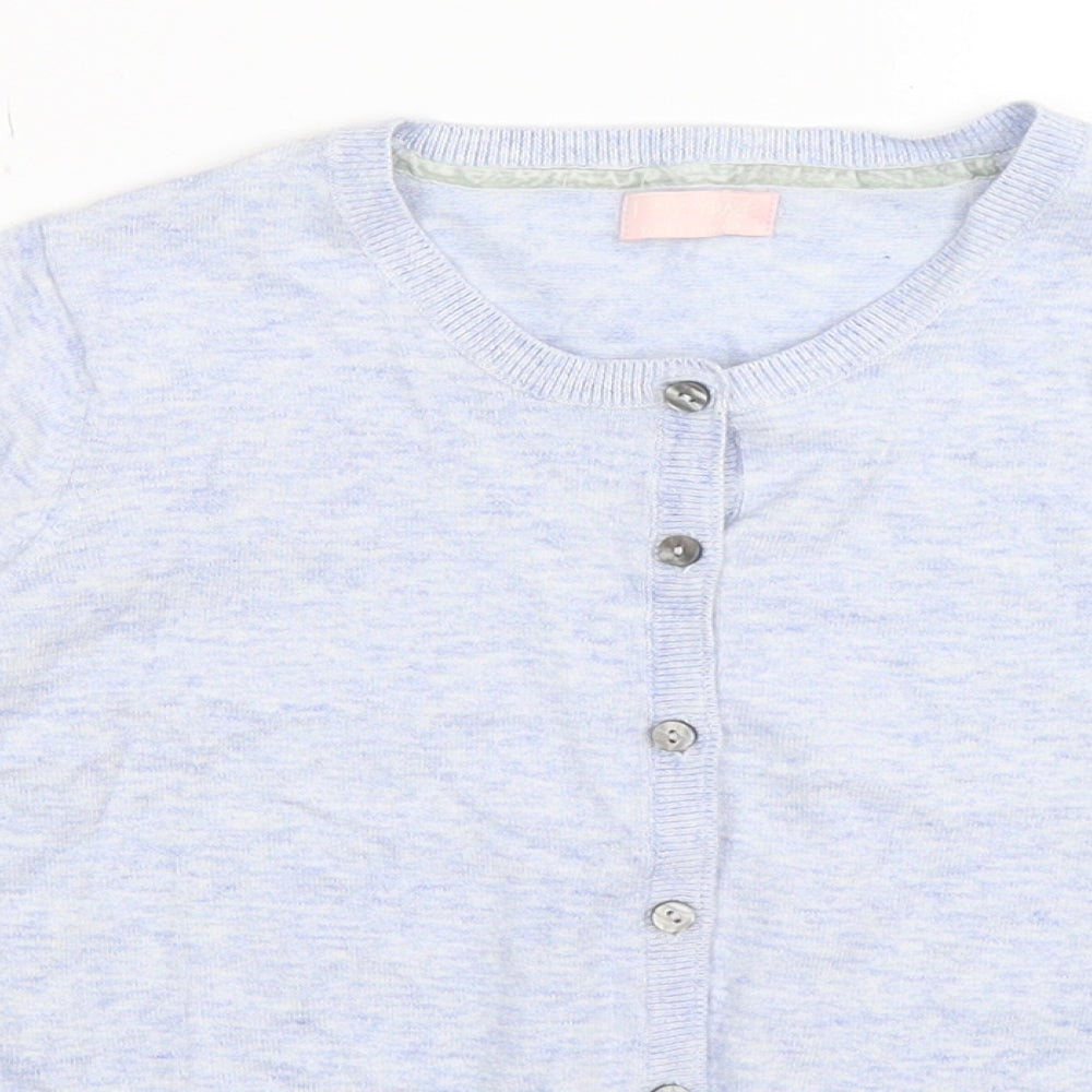 NEXT Girls Blue  Knit Cardigan Jumper Size 9-10 Years