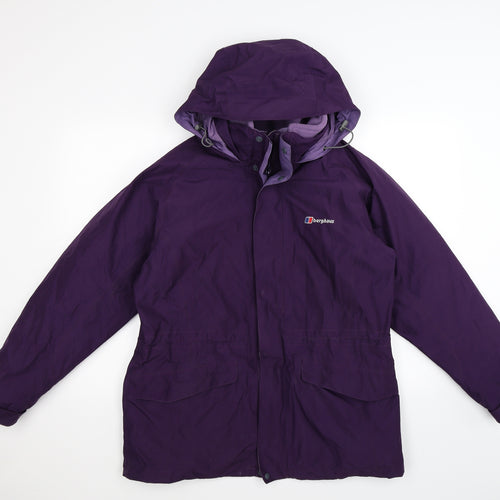 Berghaus Womens Purple   Rain Coat Coat Size 14