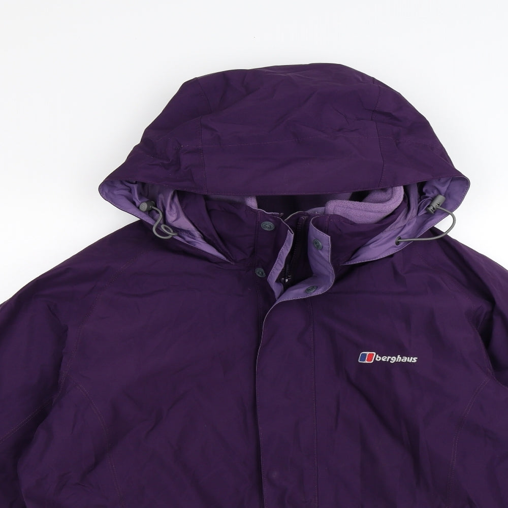 Berghaus Womens Purple   Rain Coat Coat Size 14