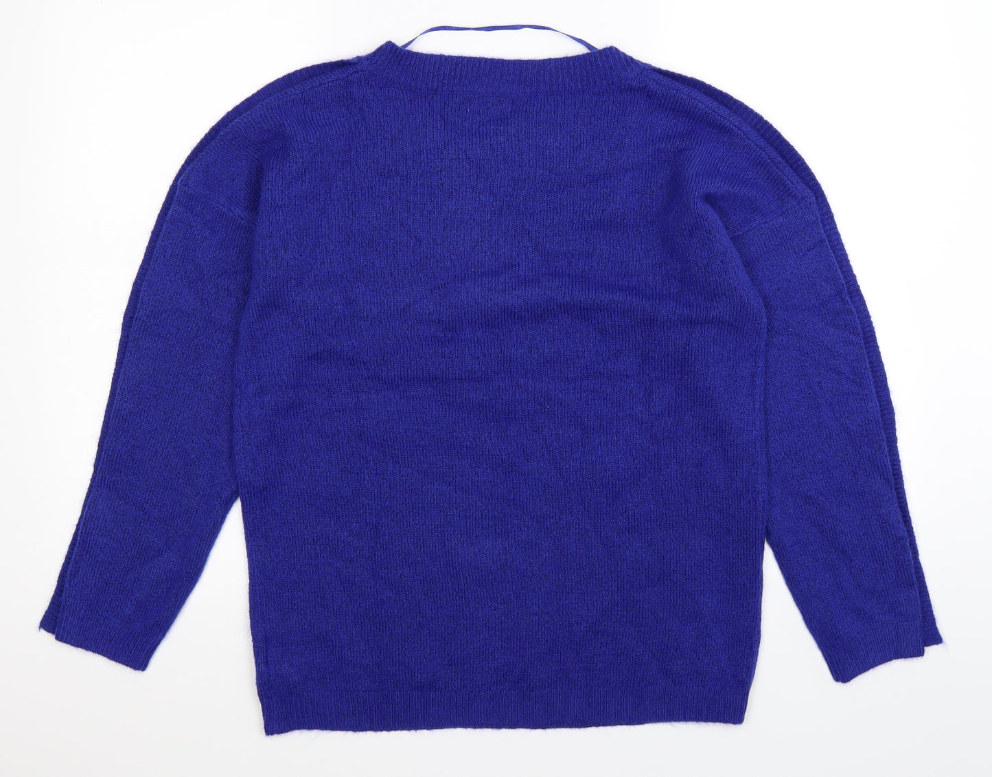 Damart Womens Blue  Knit Pullover Jumper Size 10