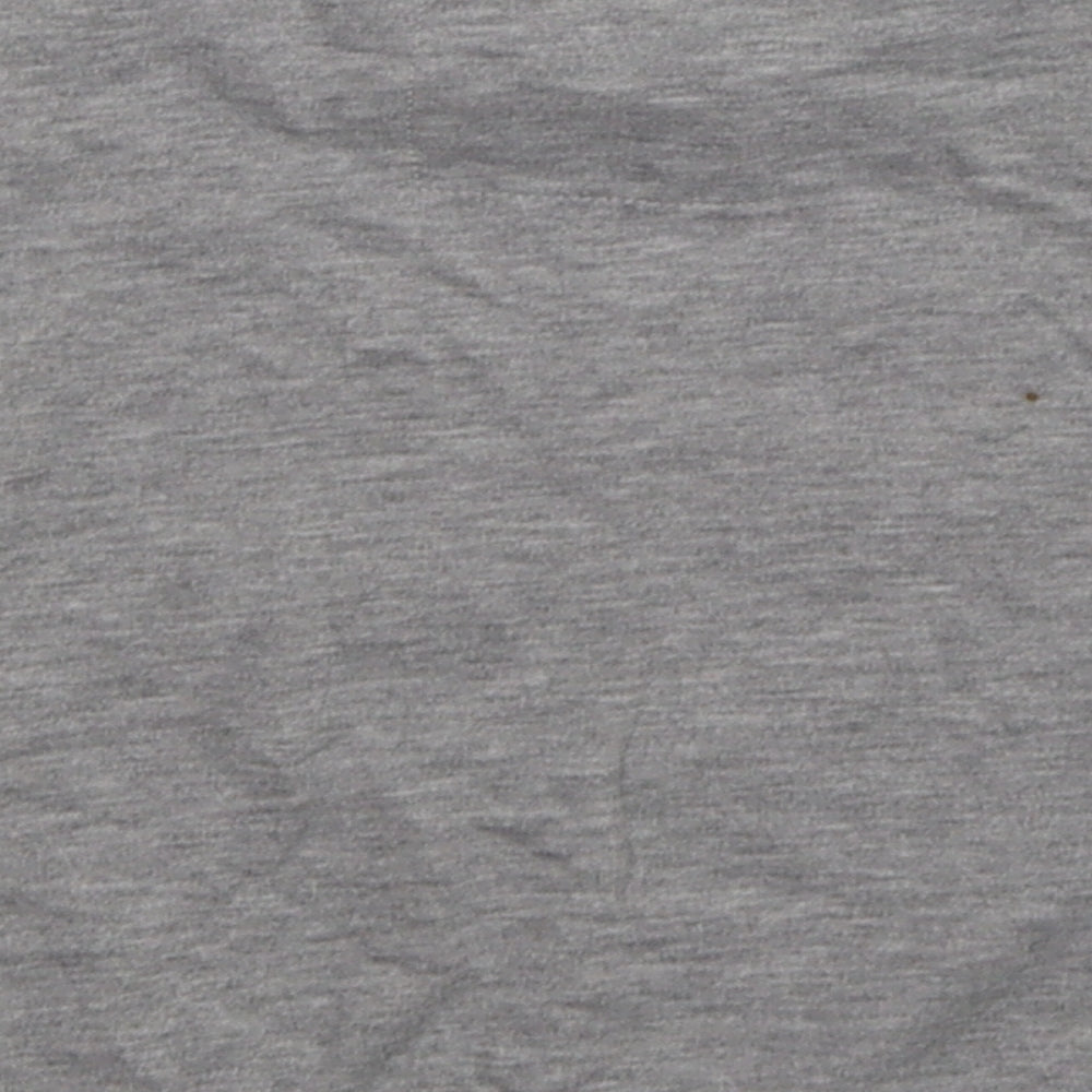 Jojo Silva Girls Grey   Pullover Sweatshirt Size 8-9 Years  - cold shoulder