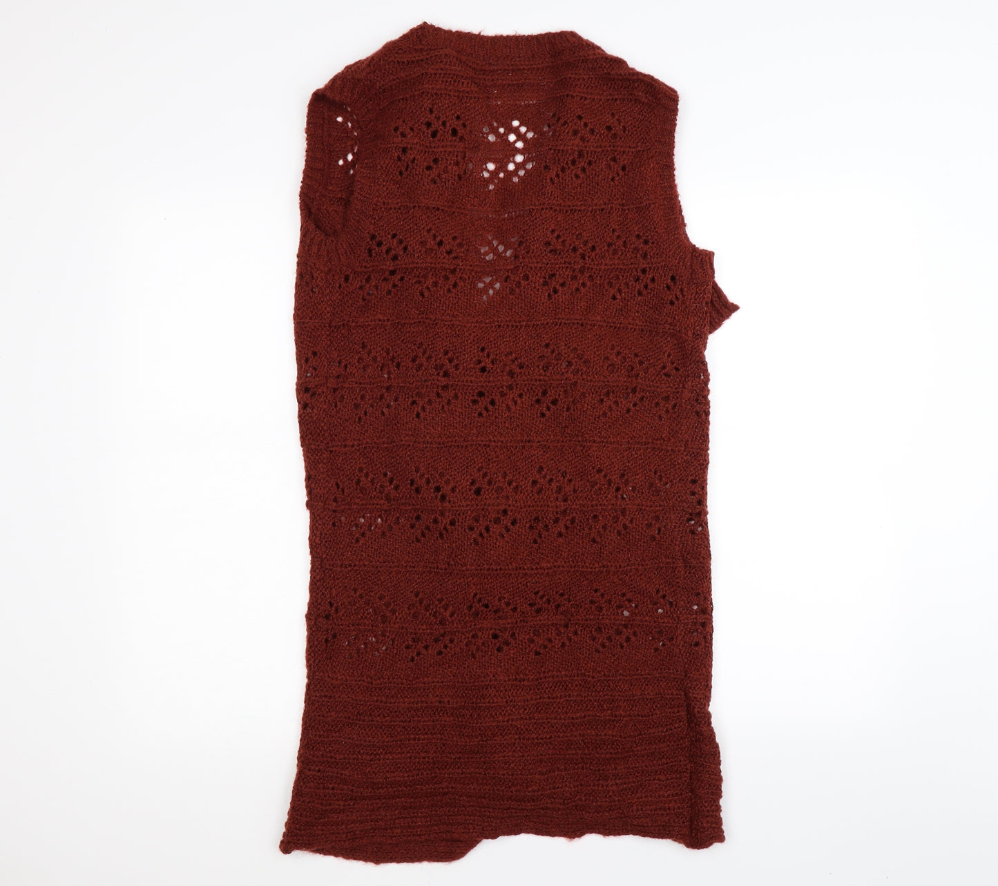 TU Womens Brown  Knit Cardigan Jumper Size 12