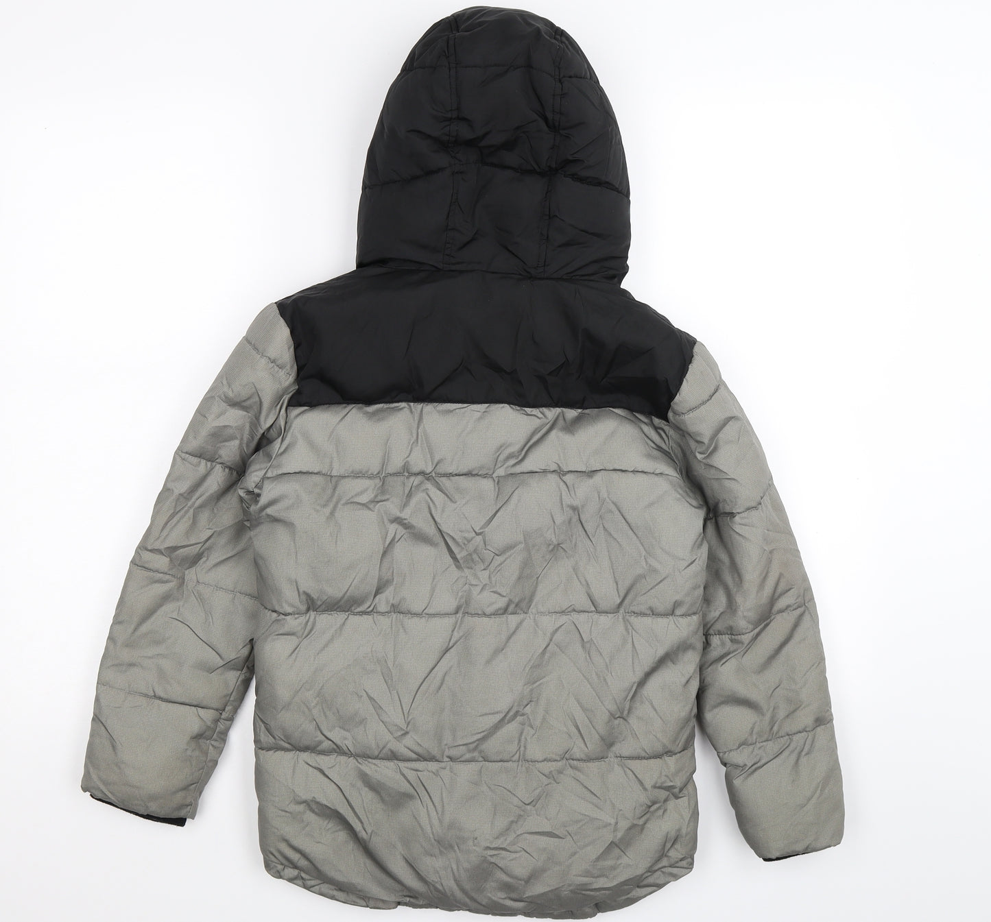 George Boys Grey   Puffer Jacket Coat Size 8-9 Years