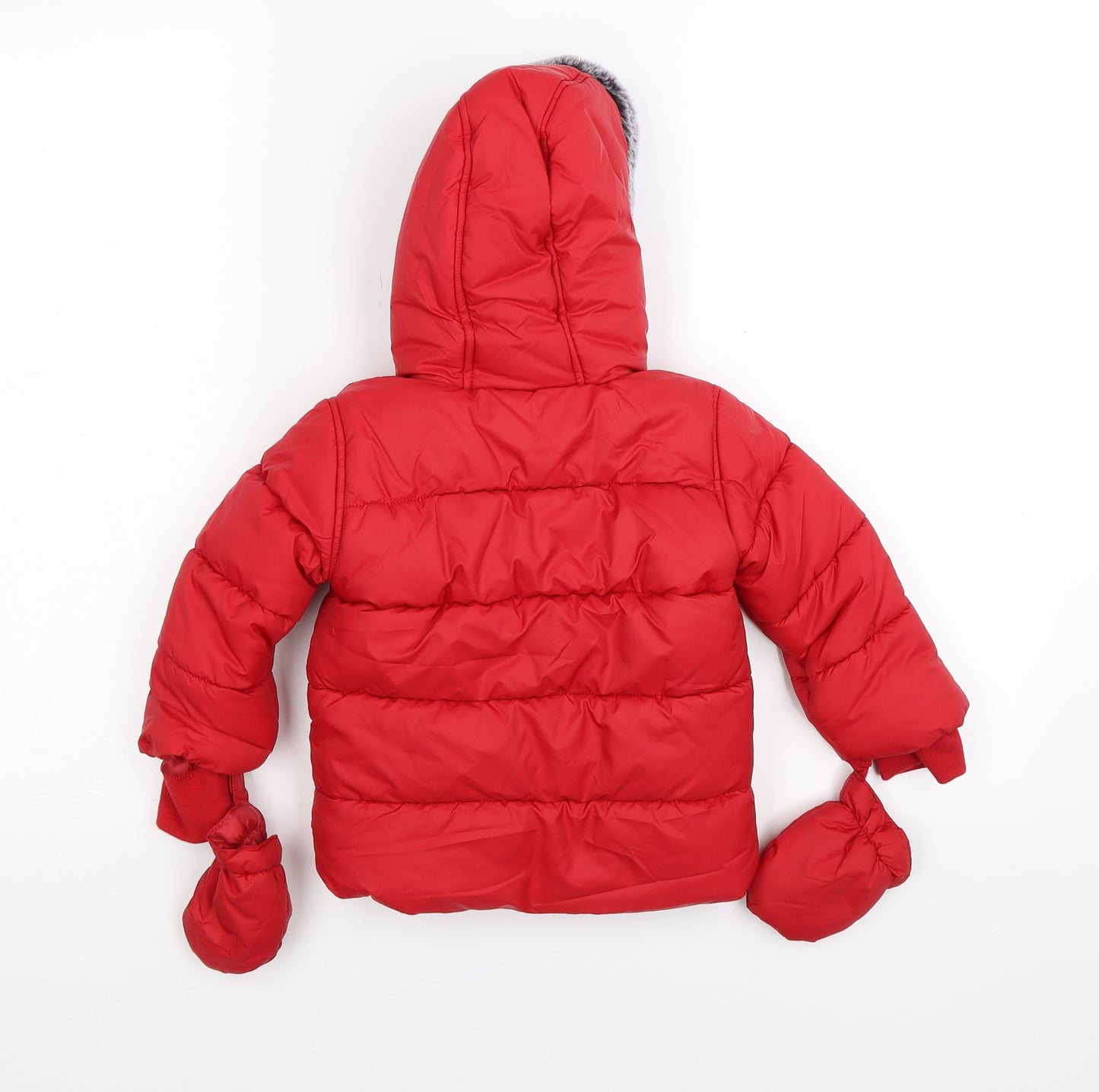 George Boys Red   Pullover Casual Size 12-18 Months  - with mitts