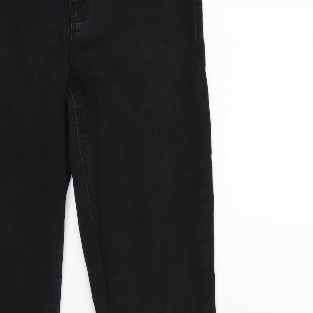 New Look Womens Black  Denim Jegging Leggings Size 10 L31 in