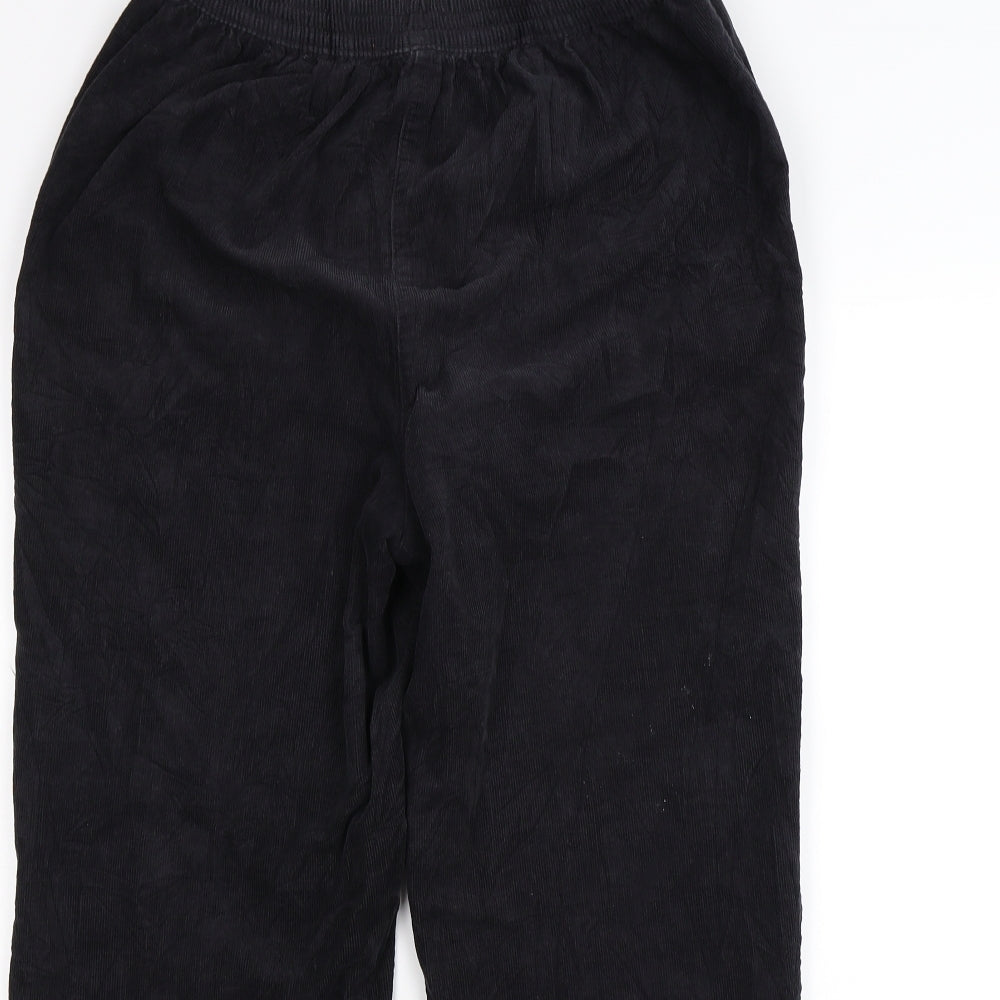 EWM Womens Blue Striped Corduroy Straight Jeans Size 14 L25 in
