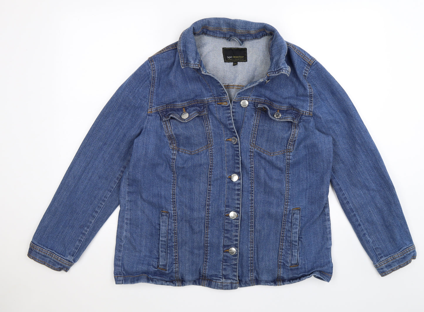 bpc Mens Blue  Denim Jacket  Size XL