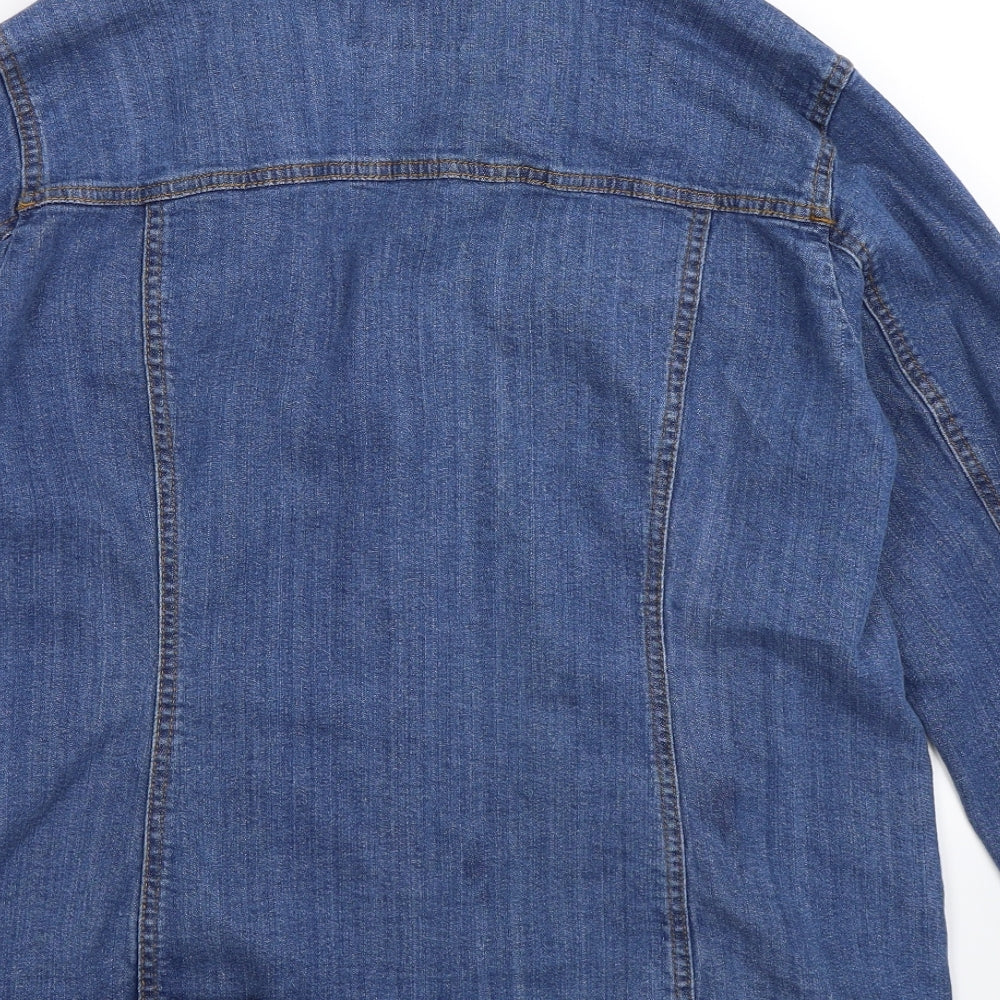 bpc Mens Blue  Denim Jacket  Size XL