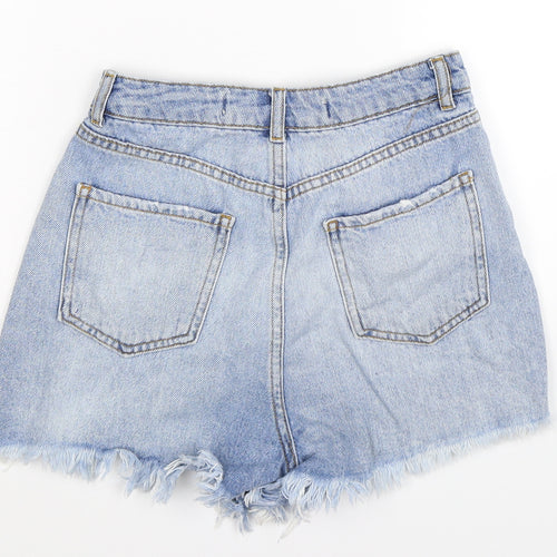 denim co Womens Blue  Denim Hot Pants Shorts Size 8 - pearls