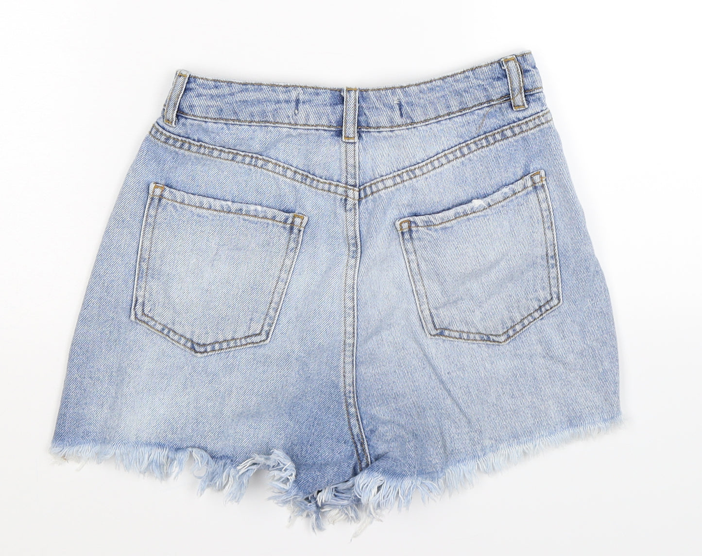 denim co Womens Blue  Denim Hot Pants Shorts Size 8 - pearls