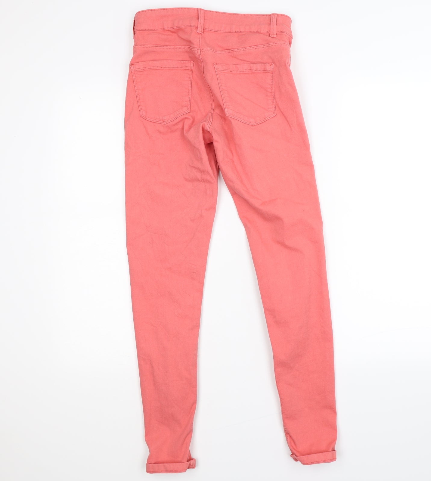 Oasis Womens Pink  Denim Jegging Leggings Size 8 L27 in