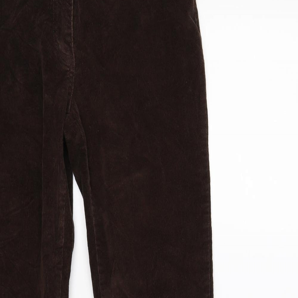 Dorothy Perkins Womens Brown  Corduroy Bootcut Jeans Size 10 L30 in