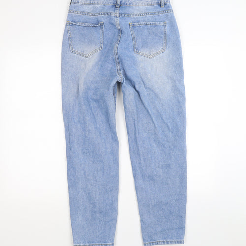 SheIn Womens Blue  Denim Mom Jeans Size L L26 in