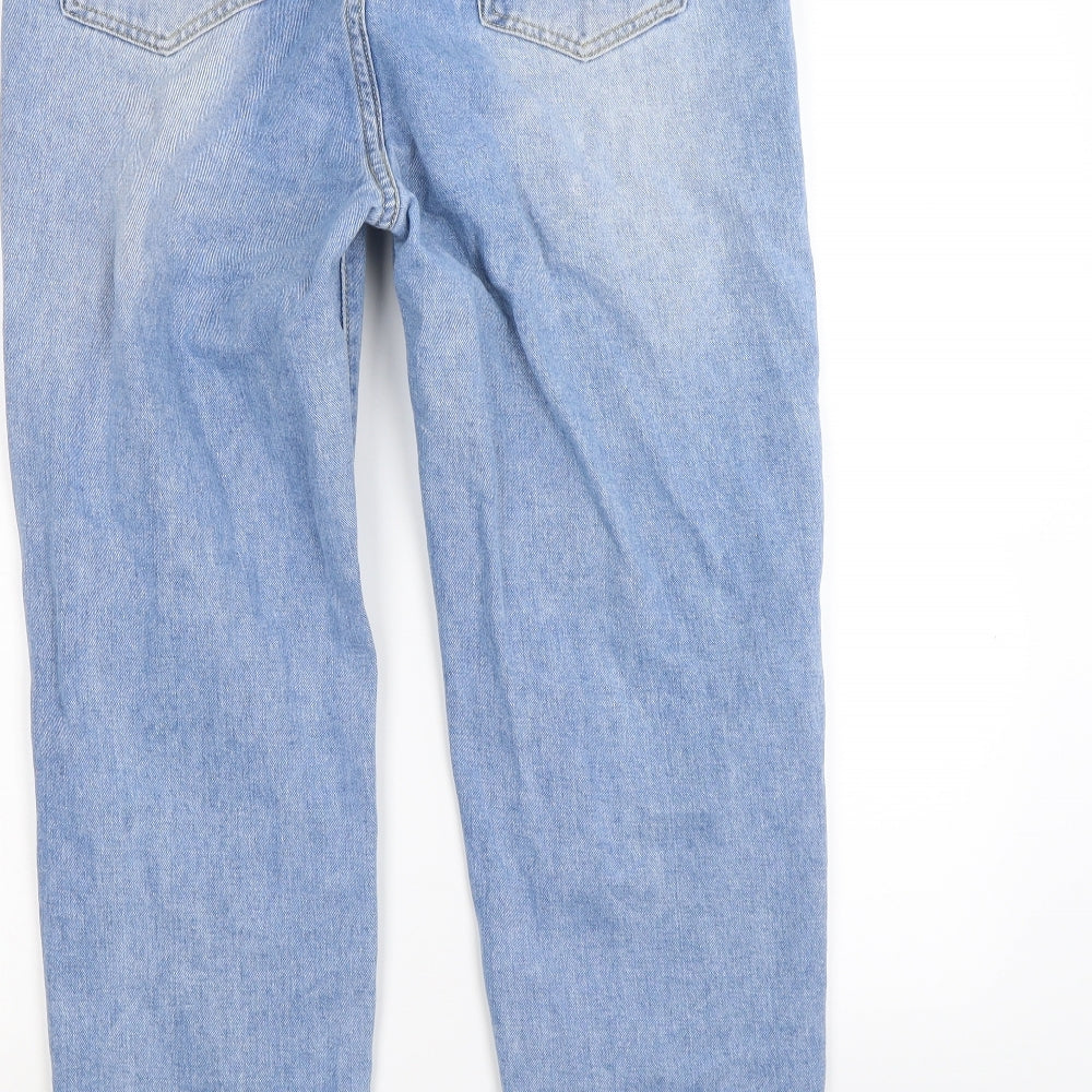 SheIn Womens Blue  Denim Mom Jeans Size L L26 in