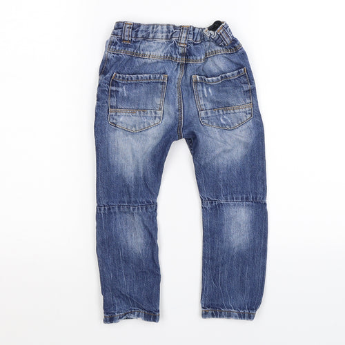 George Boys Blue  Denim Snow Pants Jeans Size 24 Months