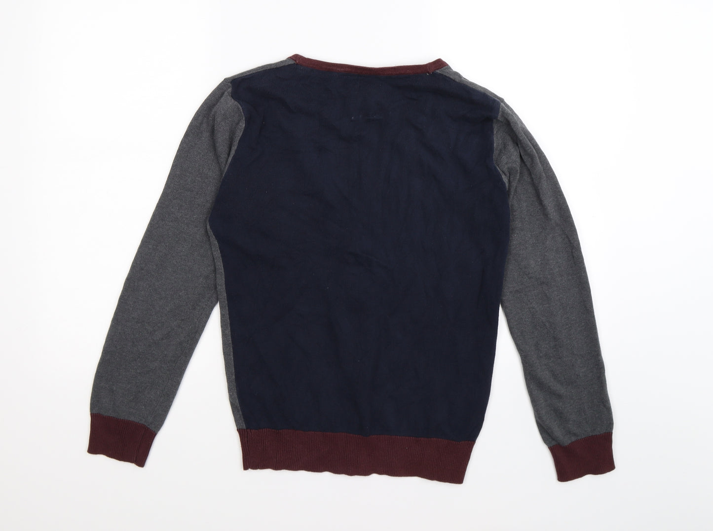 Cedar Wood State Mens Grey  Knit Cardigan Jumper Size XS