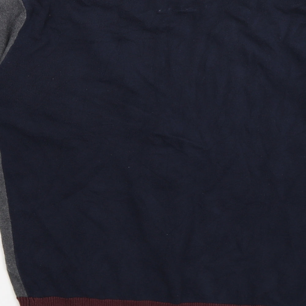 Cedar Wood State Mens Grey  Knit Cardigan Jumper Size XS