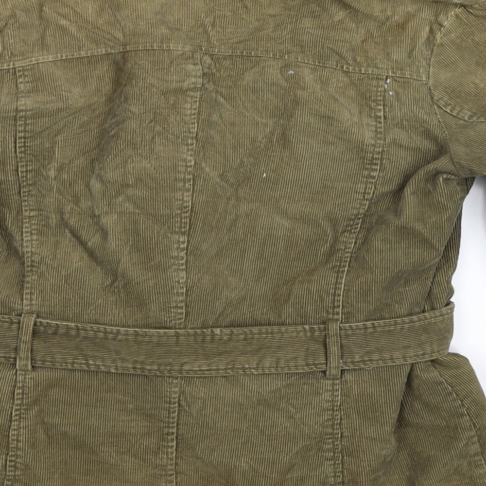 Xdye Womens Green  Corduroy Jacket  Size L