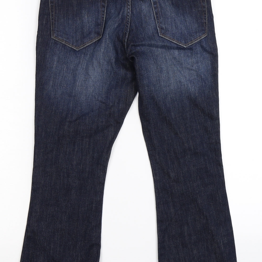 NEXT Womens Blue  Denim Cropped Jeans Size 6 L23 in