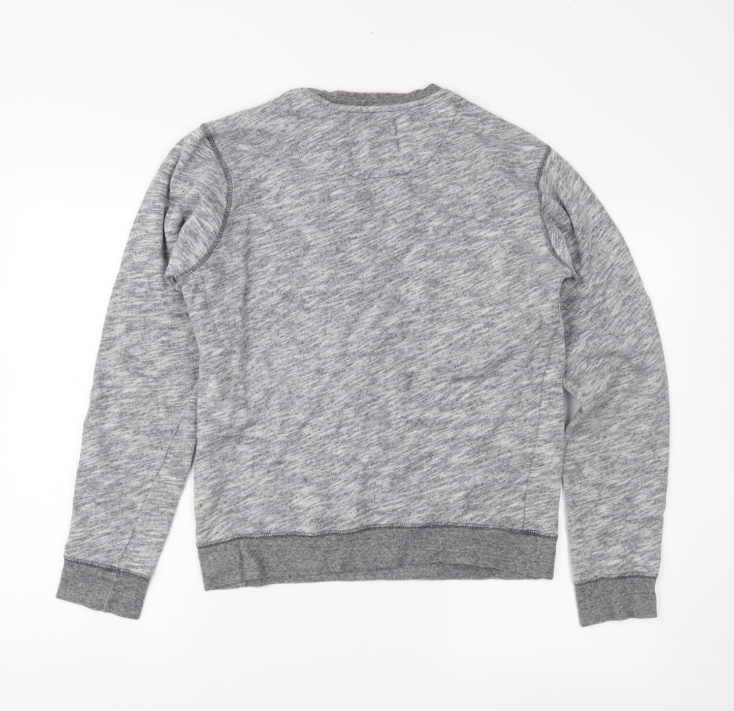 Bellfield Mens Grey   Pullover Sweatshirt Size M