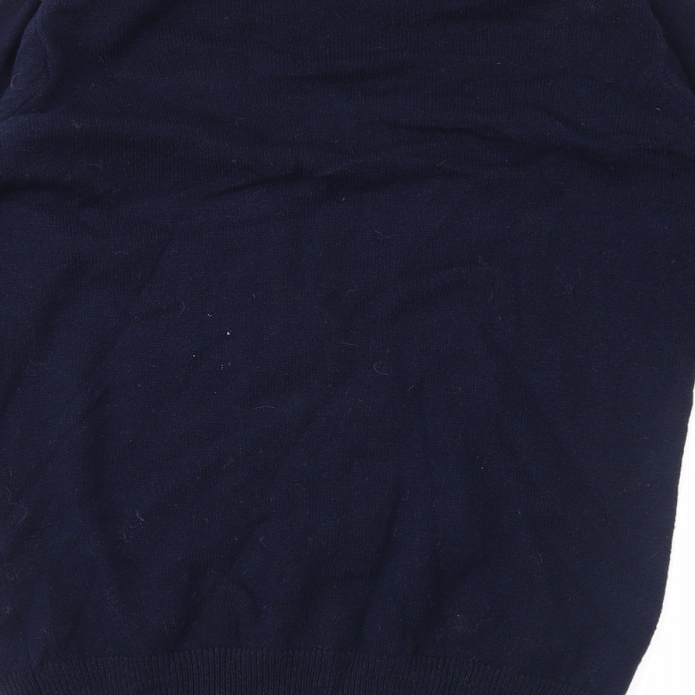 Woolovers Womens Blue   Pullover Jumper Size S