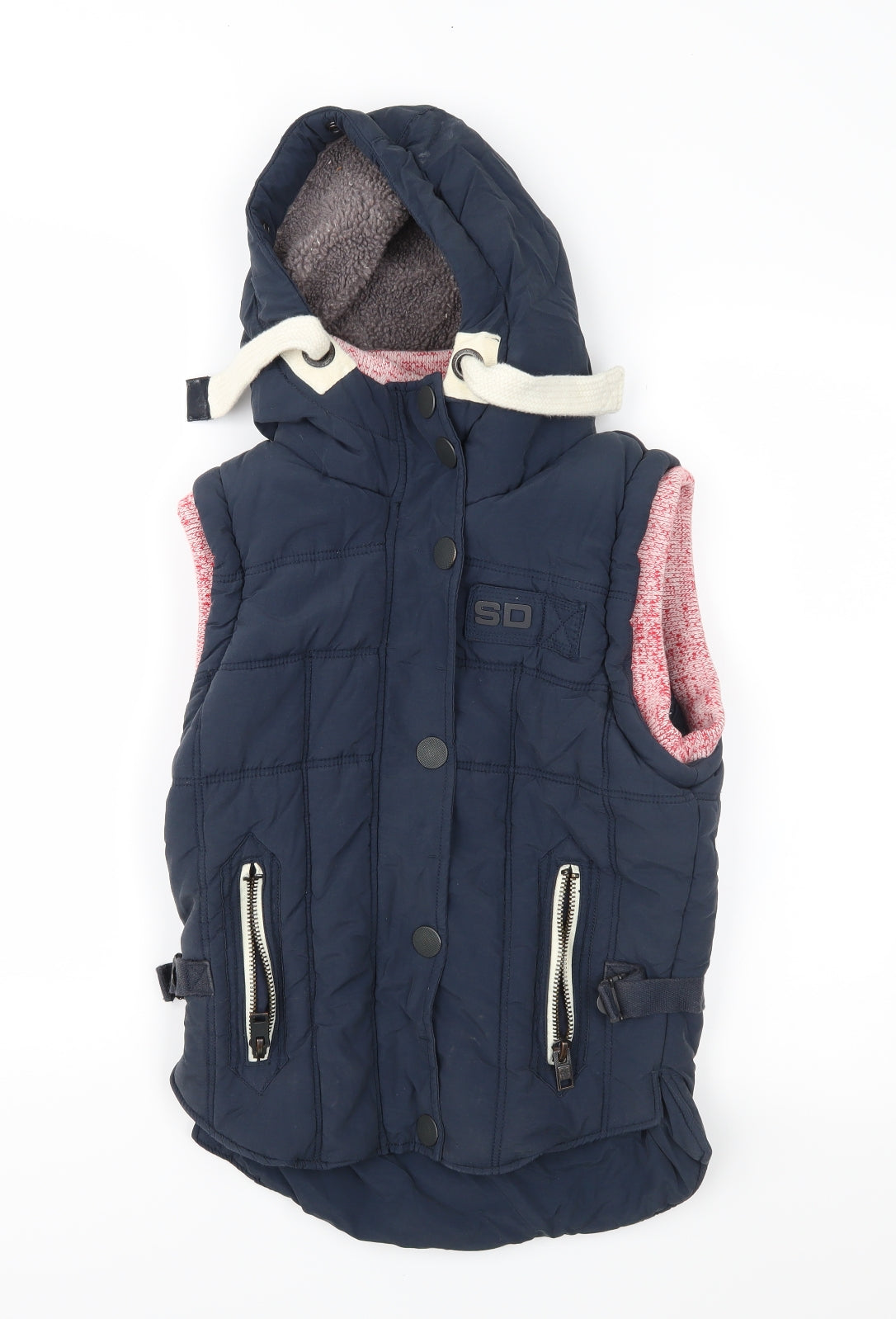 Superdry Mens Blue   Gilet Coat Size XS