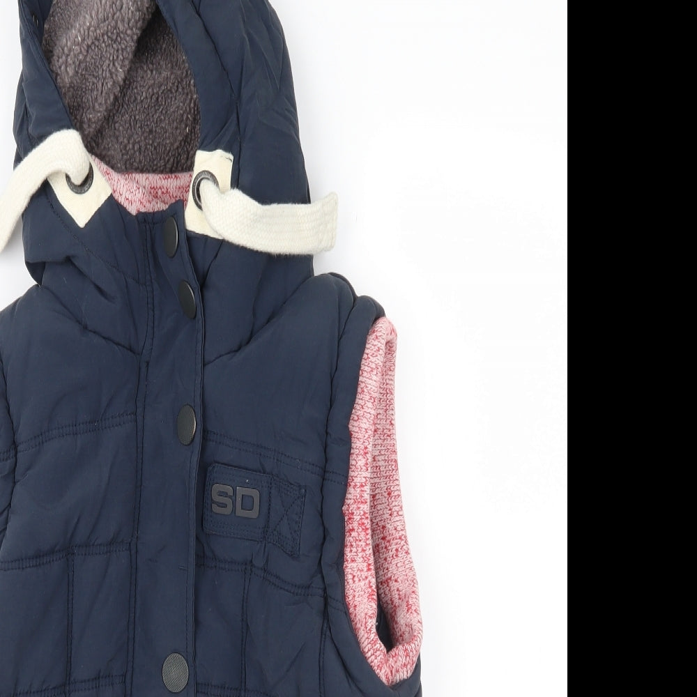 Superdry Mens Blue   Gilet Coat Size XS