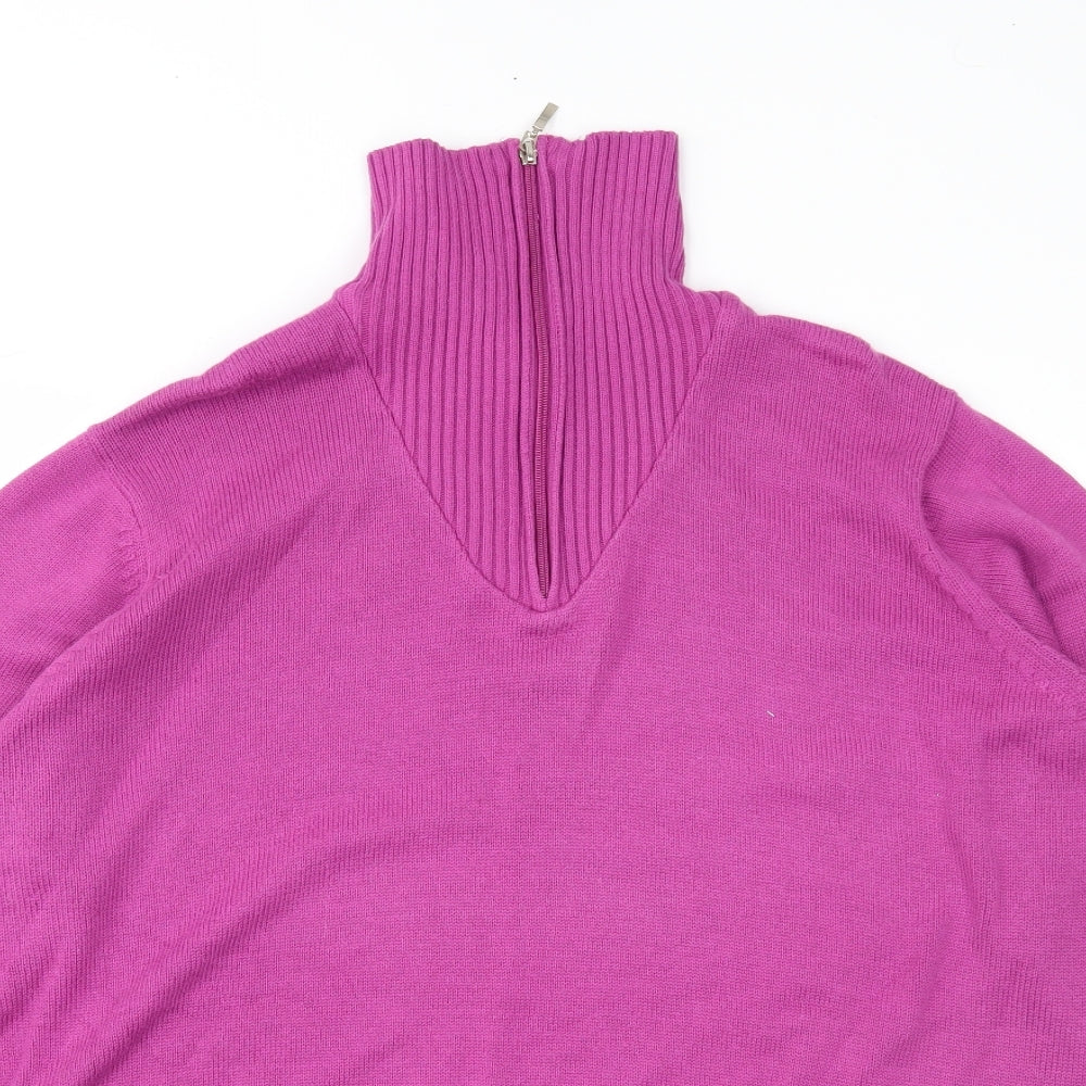 isle Womens Purple   Pullover Jumper Size XL