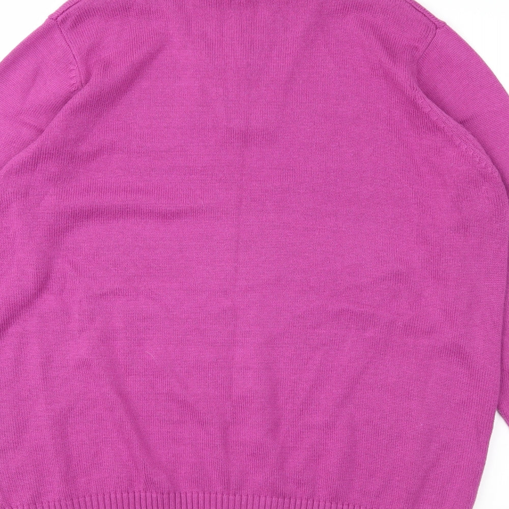 isle Womens Purple   Pullover Jumper Size XL
