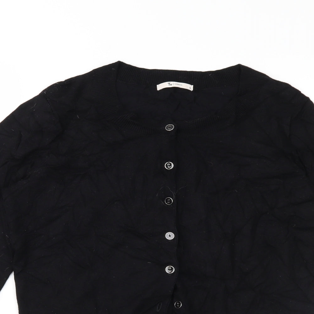 AB Studio Womens Black   Cardigan Jumper Size 10