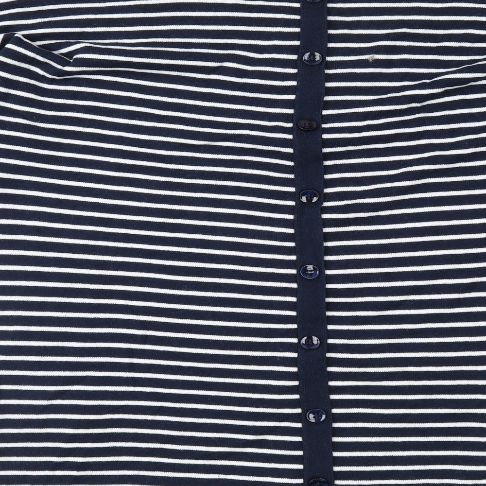 Paul Costelloe Womens Black Striped  Pullover Jumper Size L