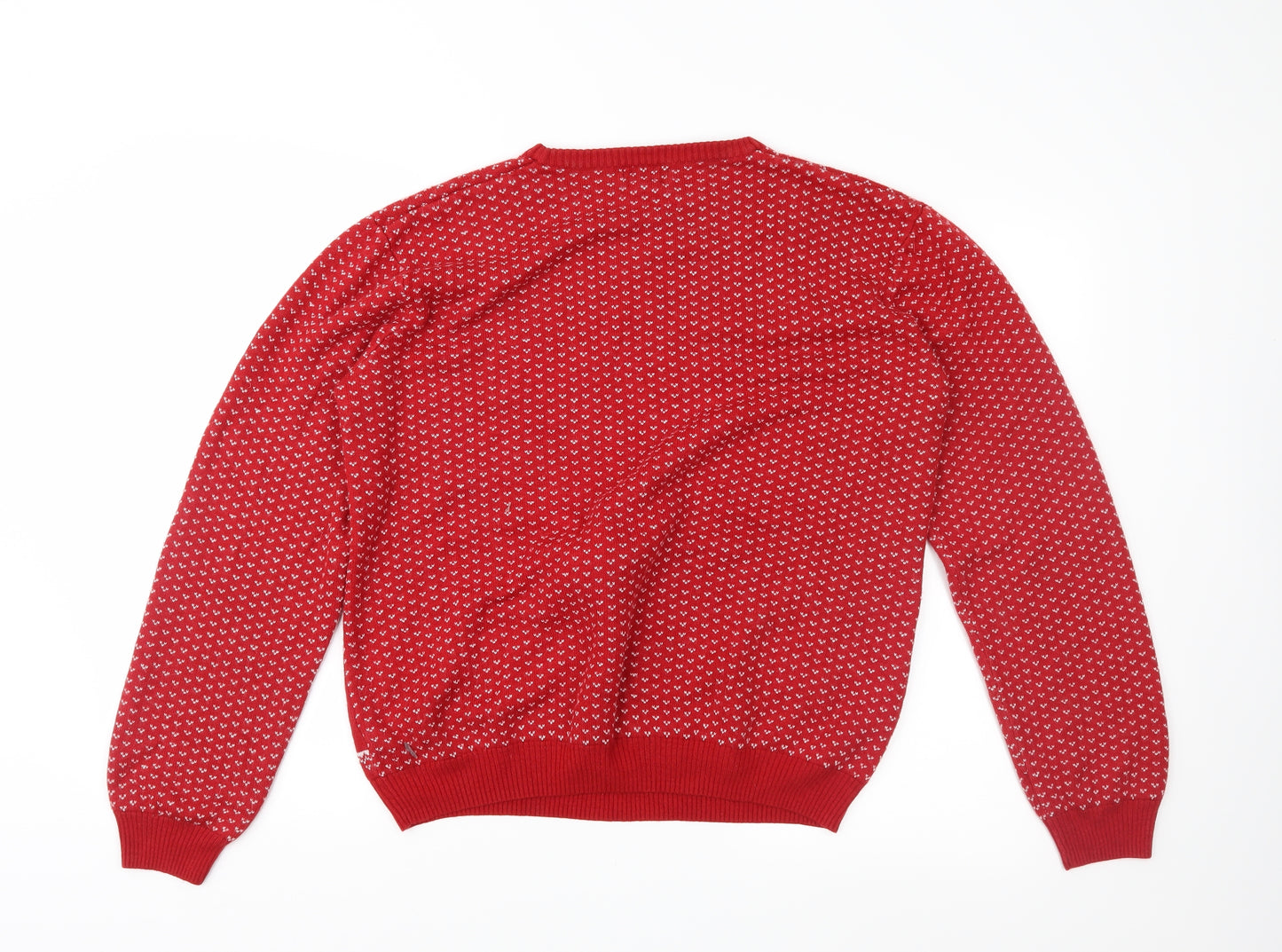 F&F Mens Red   Pullover Jumper Size M  - Xmas jumper