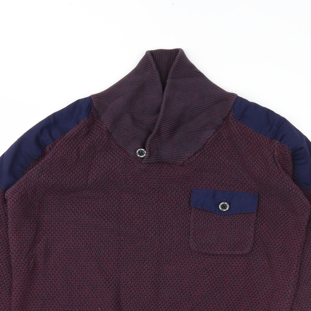 George Boys Red   Pullover Jumper Size 12-13 Years