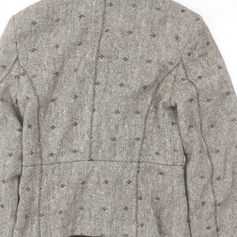 mng Womens Brown   Jacket Blazer Size 12