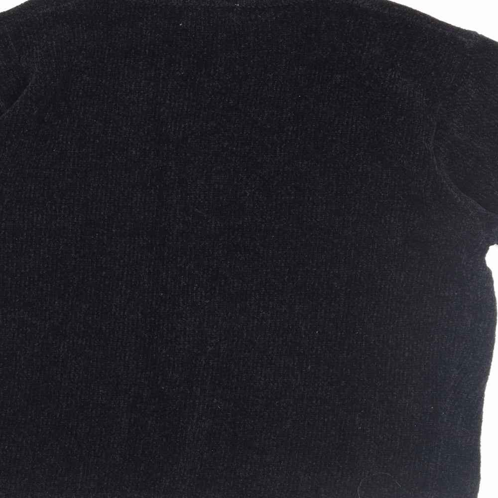 page Womens Black   Pullover Jumper Size M  - cropped
