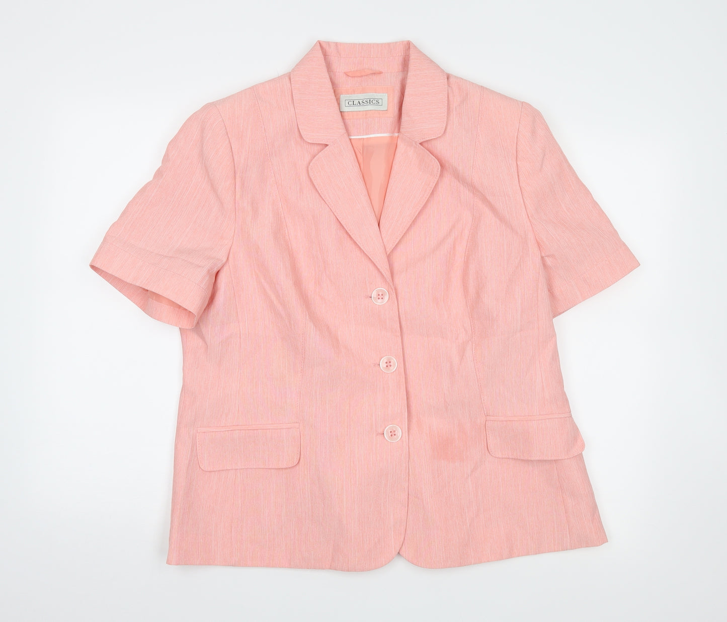 Classic Womens Pink   Jacket Blazer Size 18