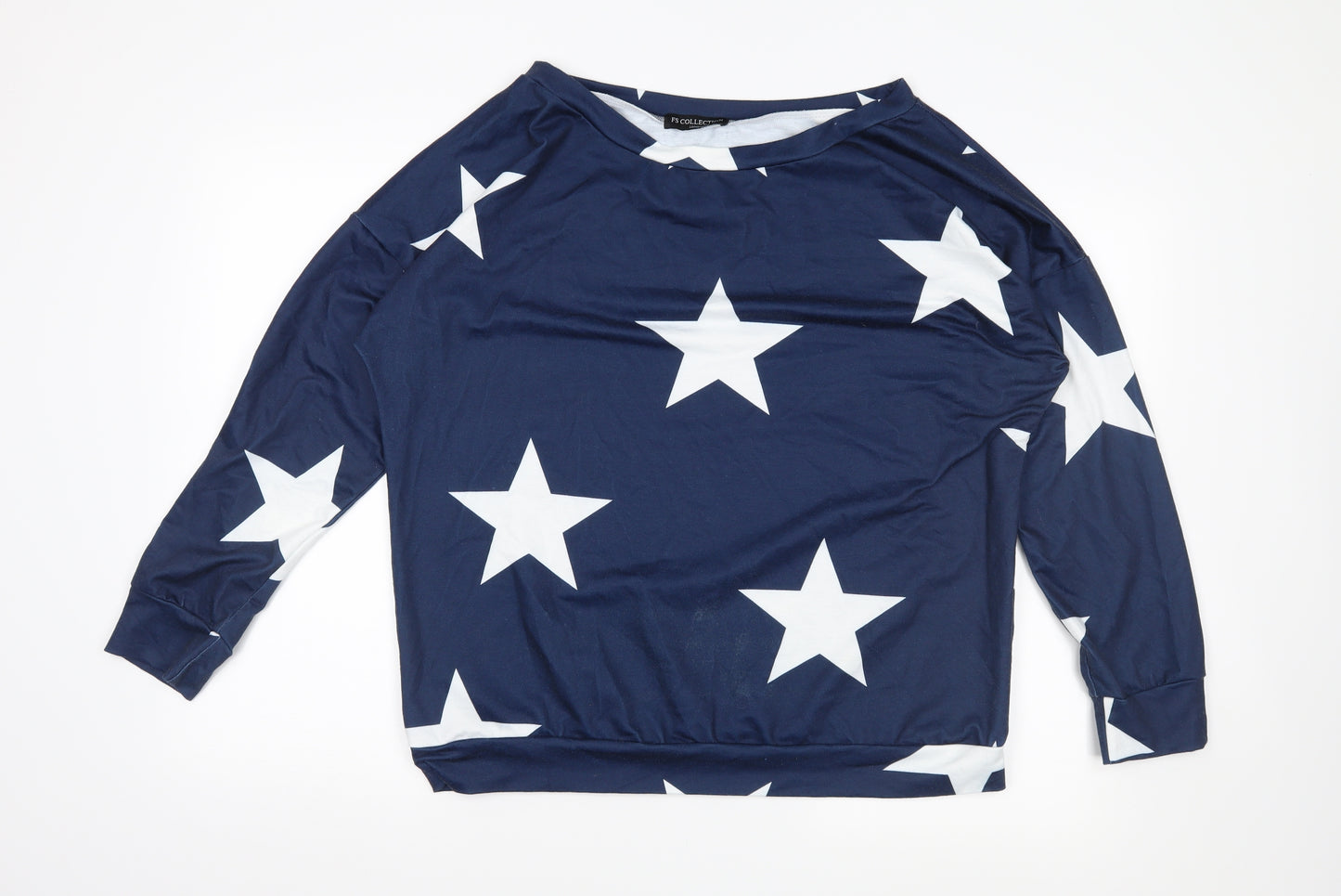 fs collection Womens Blue   Pullover Jumper Size L  - STAR