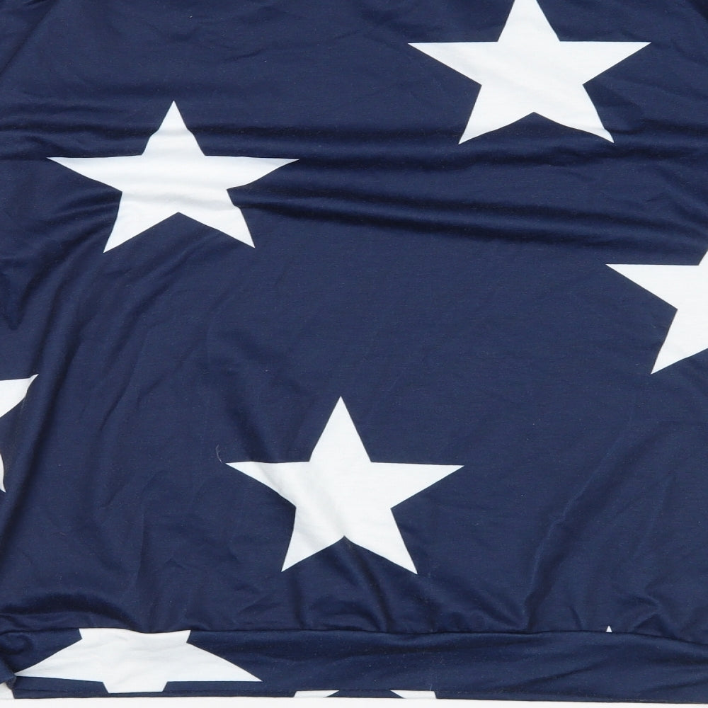 fs collection Womens Blue   Pullover Jumper Size L  - STAR