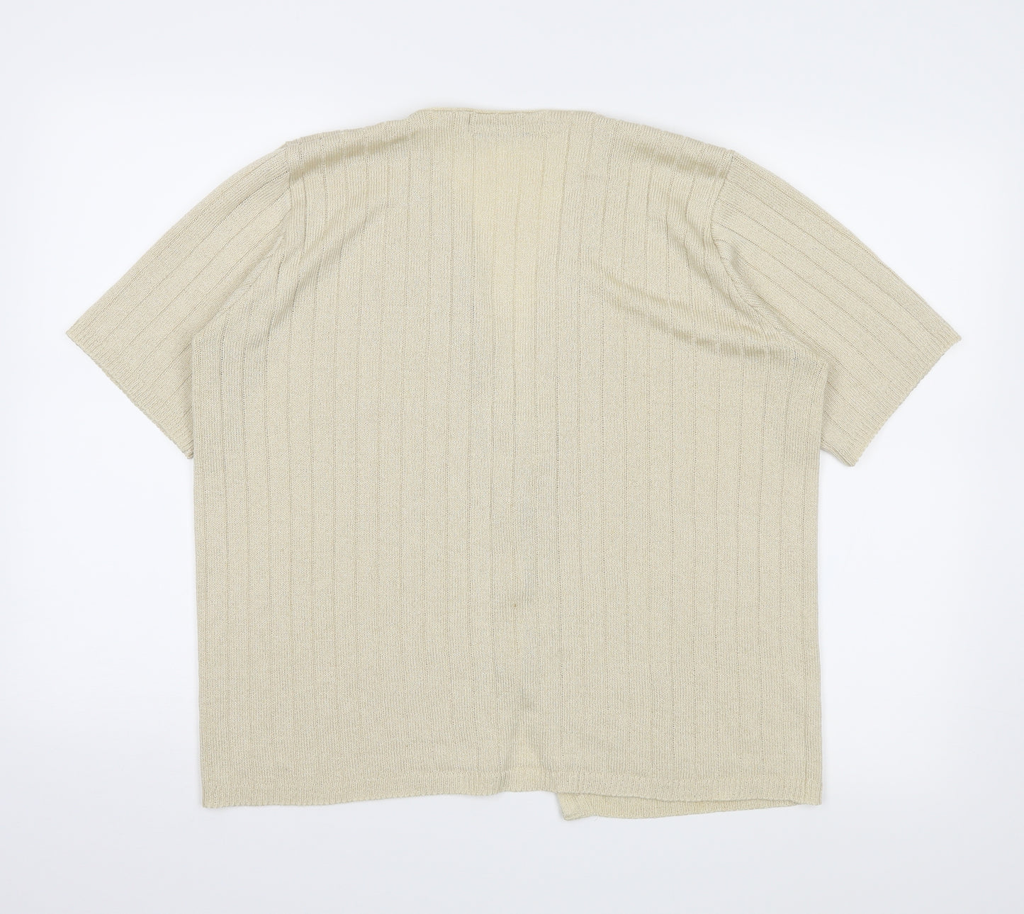 Keeno Womens Beige   Cardigan Jumper Size L
