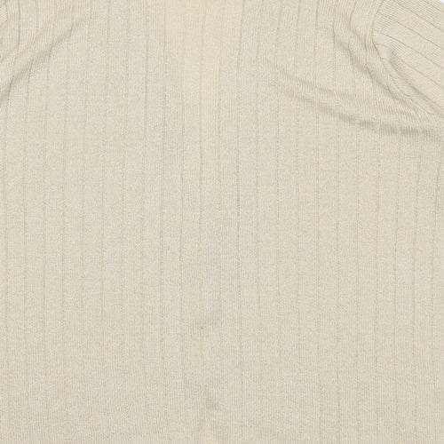 Keeno Womens Beige   Cardigan Jumper Size L